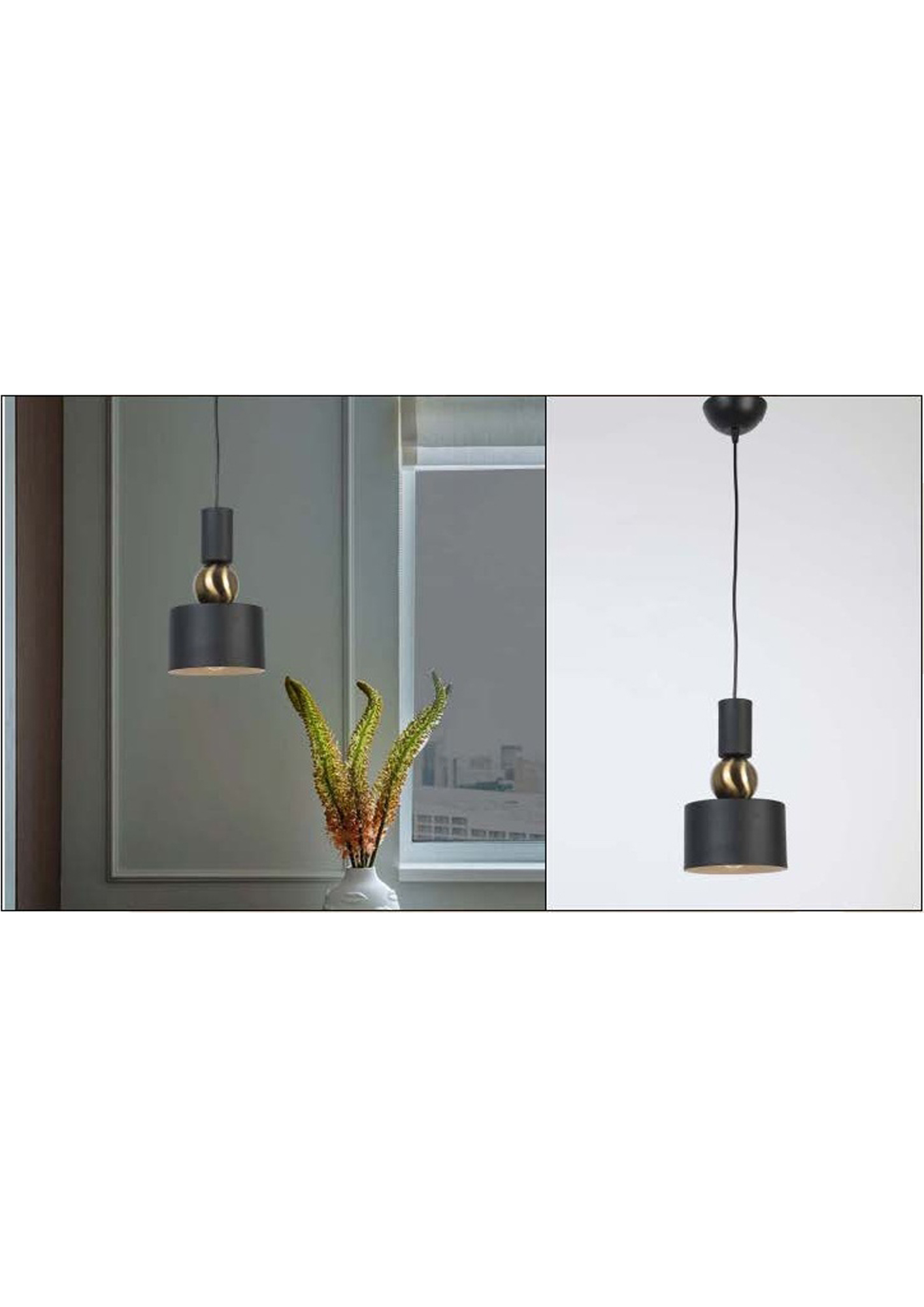 Beyond Lights - Brass Pendant Lamp- GL